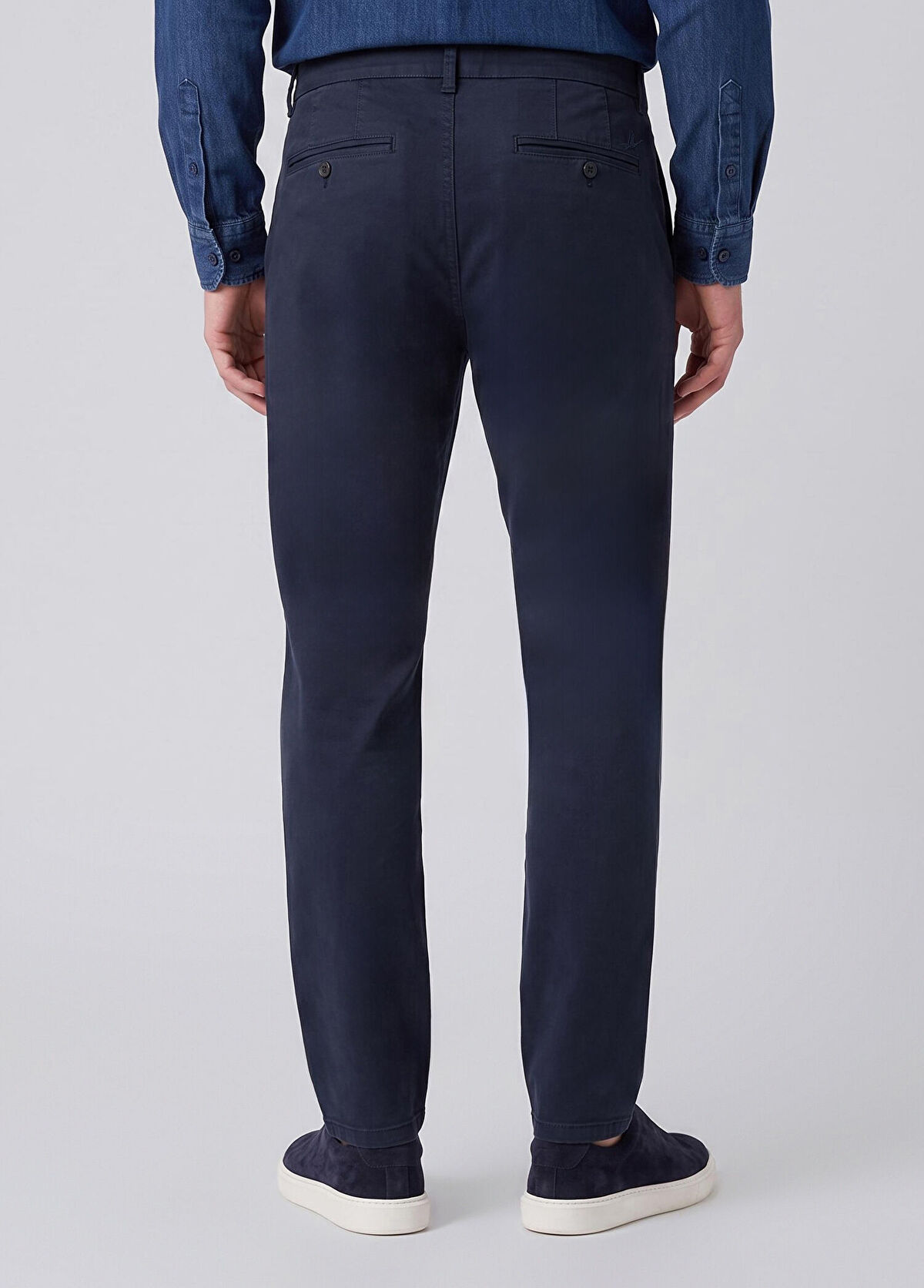Beymen Club Regular Fit Navy Blue Chinos - 3