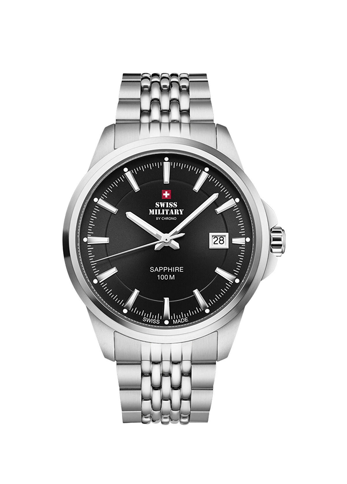 by Chrono SM34104.01 Gümüş Çelik Erkek Kol Saati - Görsel 2