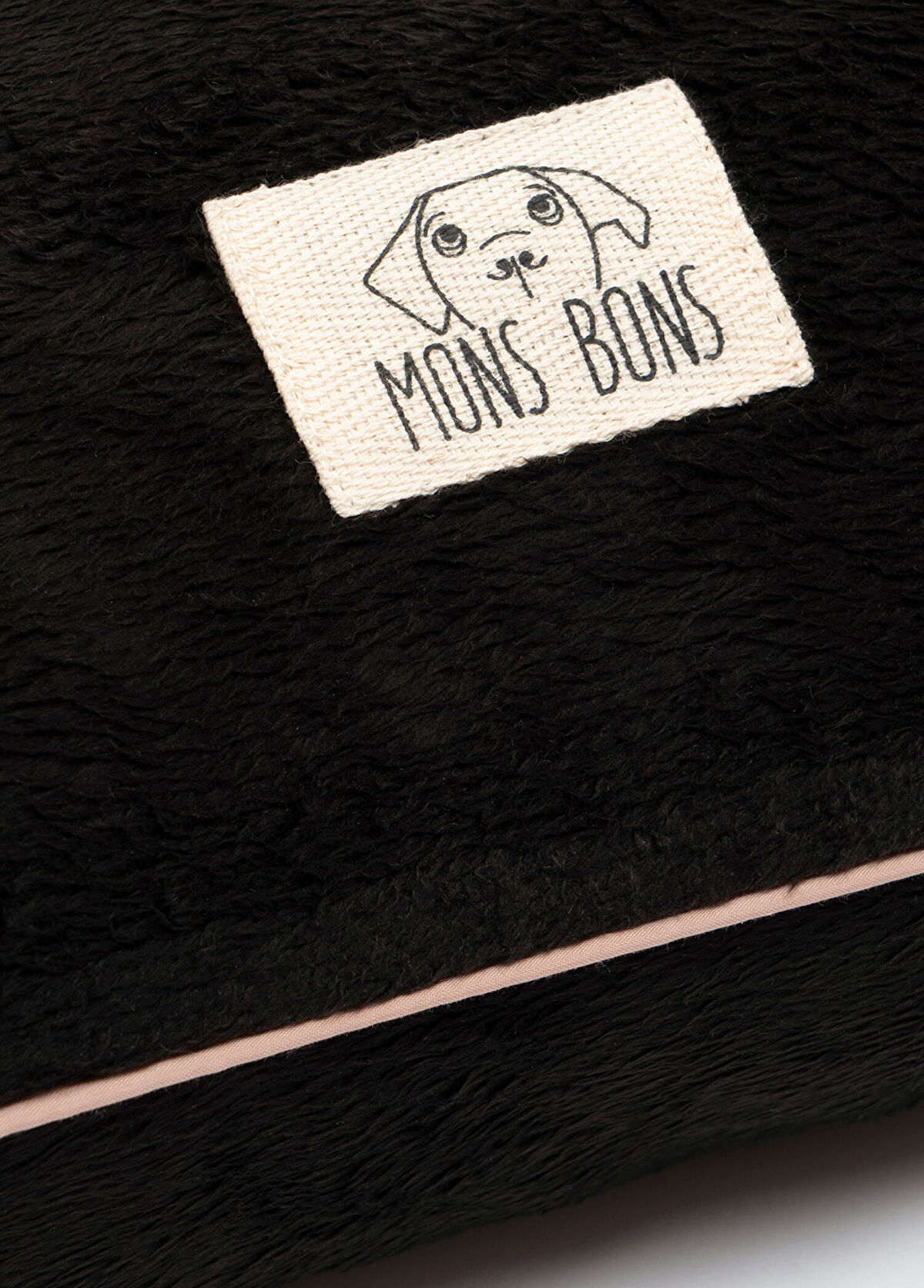 Mons Bons Velvet Stress Free Siyah Büyük Irk Köpek Yatağı - 3