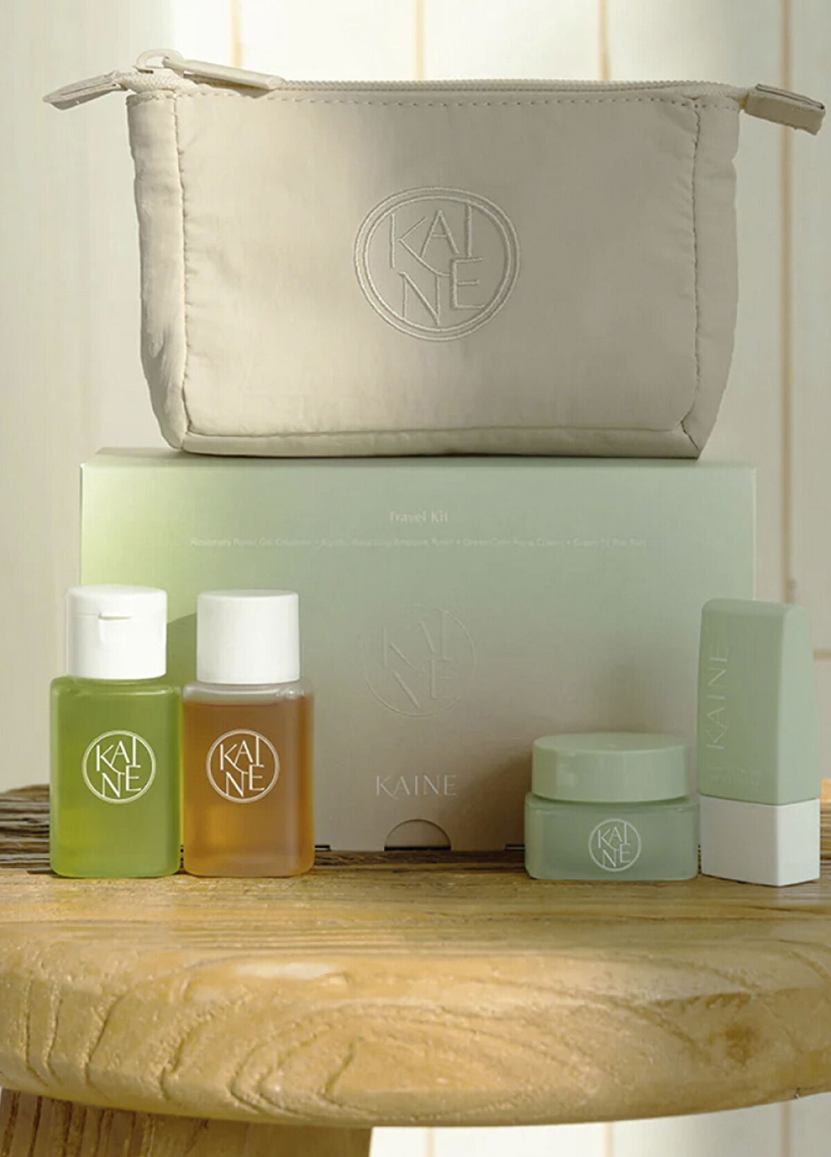 KAINE Gözenek Karşıtı Arındırıcı Nemlendirici 4'lü Mini Boy Cilt Bakım Seti  - 3