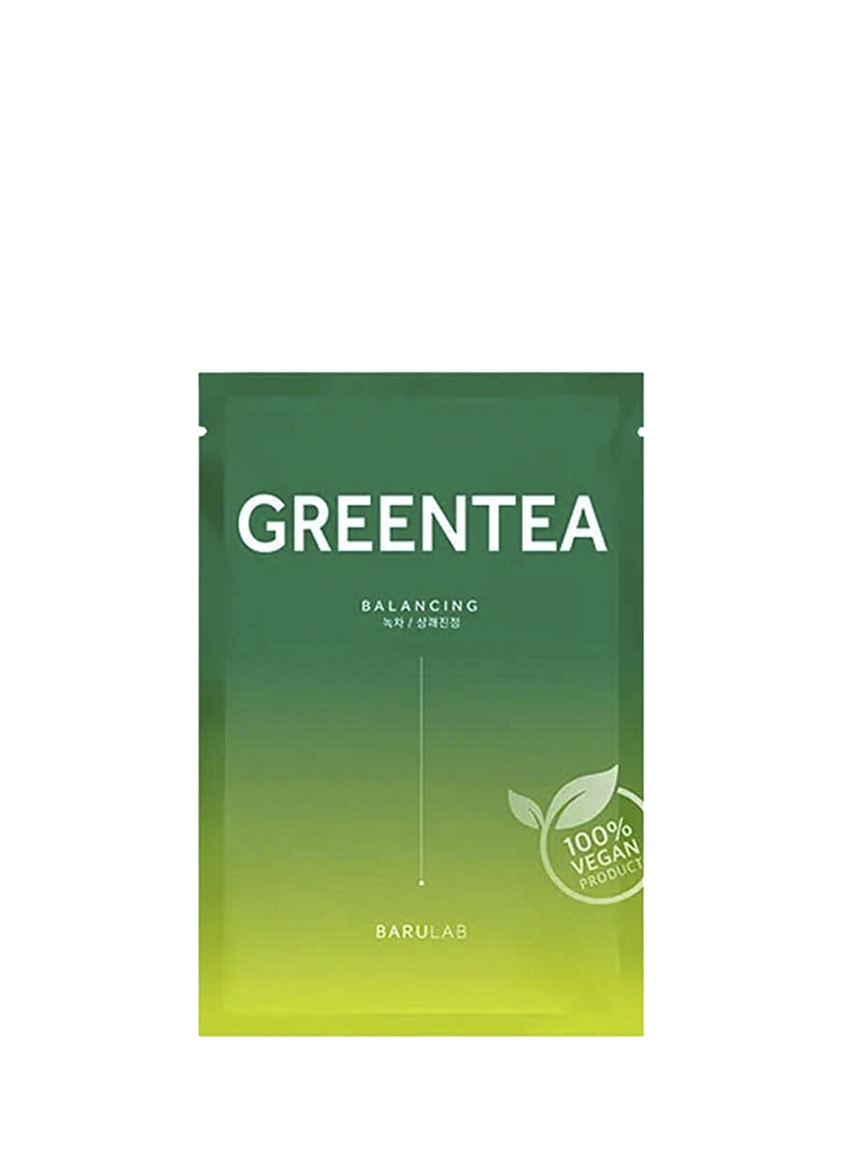 Barulab The Clean Vegan Mask Greentea Dengeleyici Yüz Maskesi 23 gr - 1
