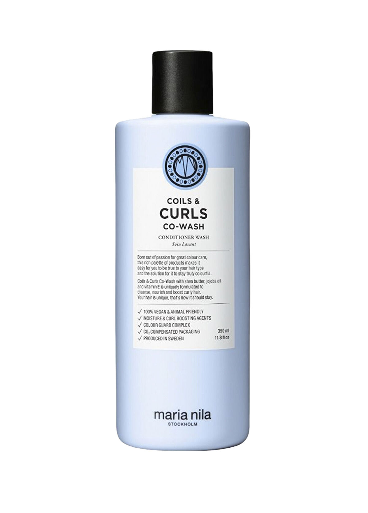 Maria Nila Coils & Curls Co-Wash Moisturizing Conditioner for Curly Hair 350 ml - 1