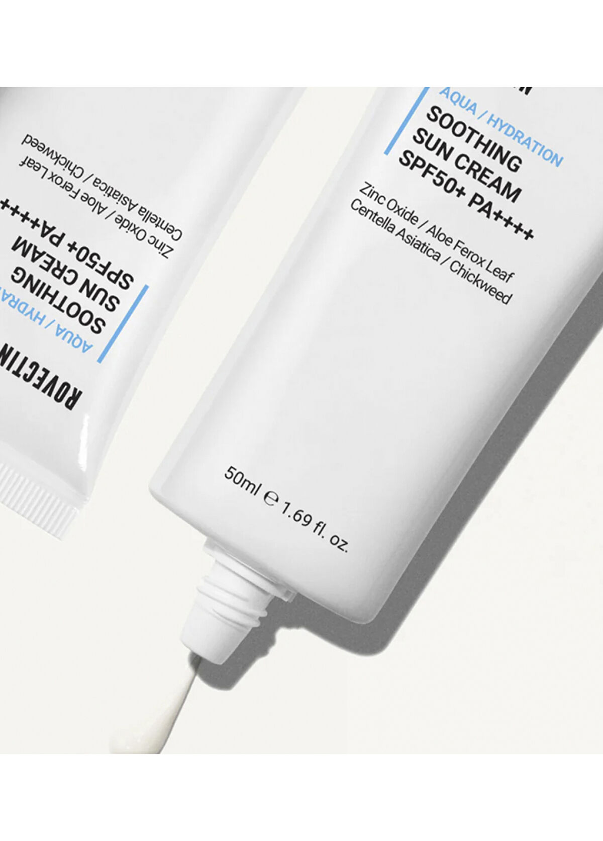 Rovectin Aqua Soothing Sun Cream SPF50+ PA++++ %100 Fiziksel Mineral Filtreli Stres Önleyici Güneş Kremi 50 ml - 3