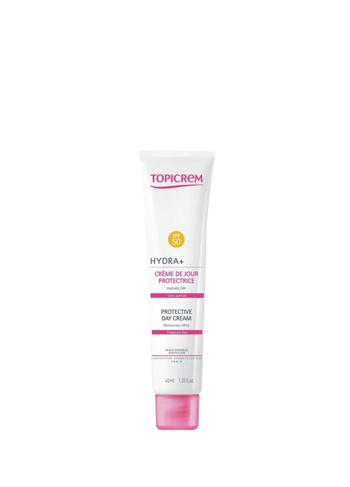 Topicrem Hydra+ Protective Day Cream SPF50 Sunscreen Moisturizing Day Cream 40 ml - 1