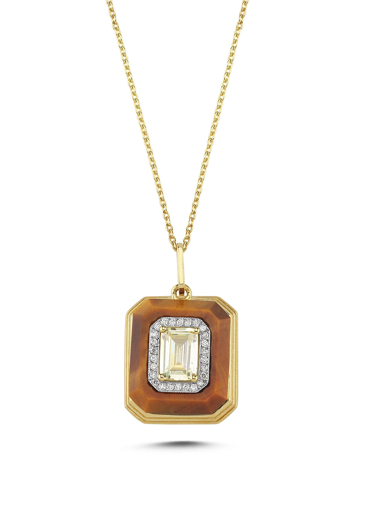 La Linea Kadın Altın Kolye - Görsel 2