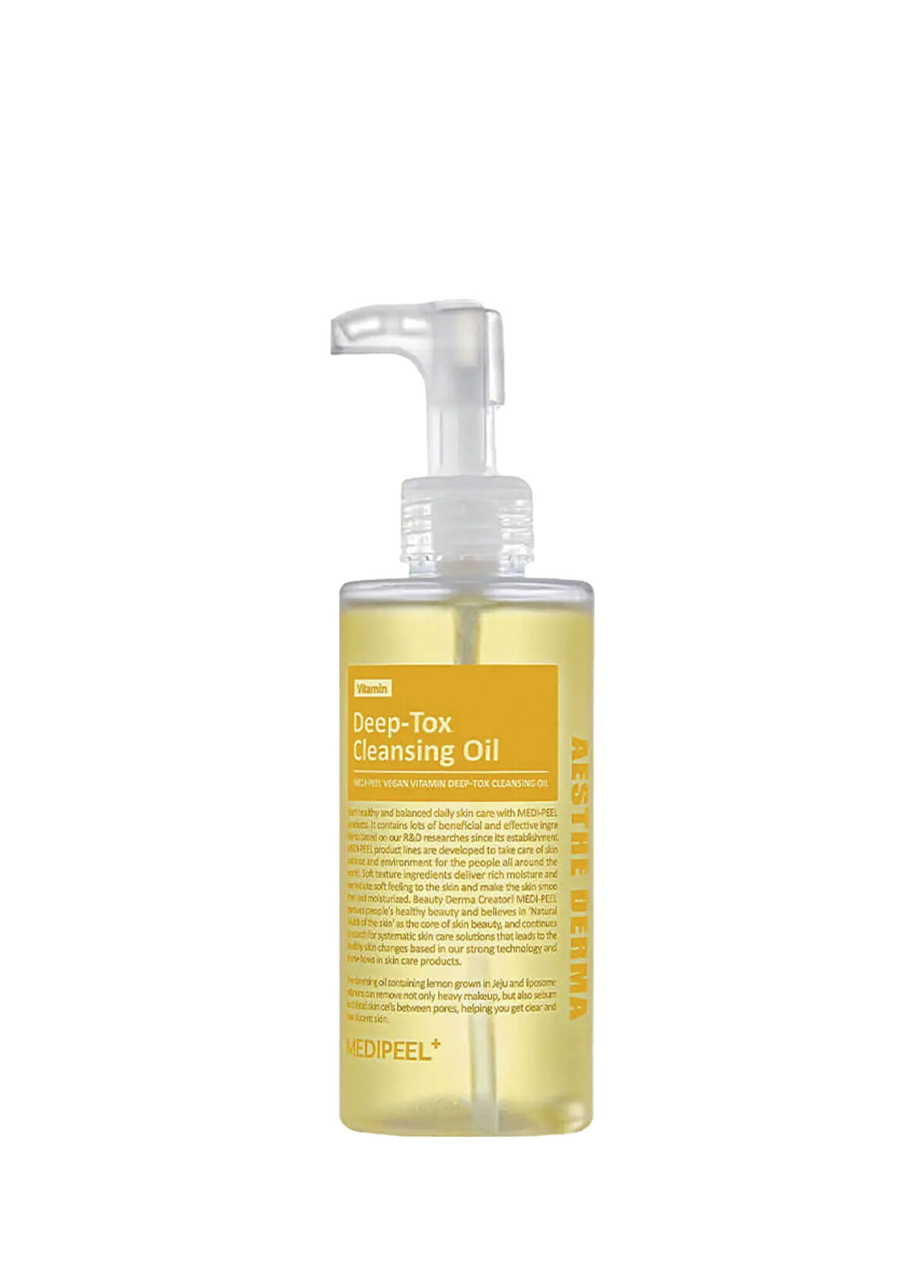 MEDIPEEL Vegan Vitamin Deep-Tox Cleansing Oil Lipozomlu Yüz Temizleme Yağı 200 ml - 1