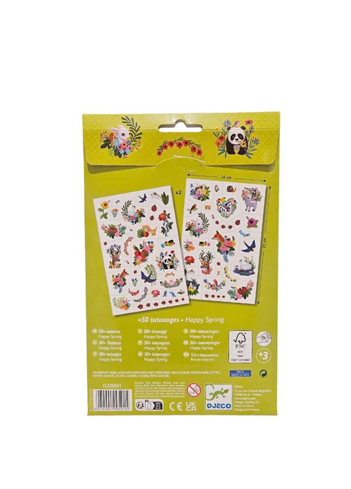 Djeco Happy Spring Dövme - 3
