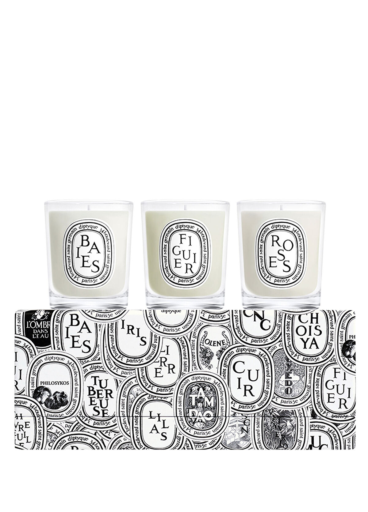 Diptyque Precomposed Set 3x70g (Baies – Figuier – Roses) - 1