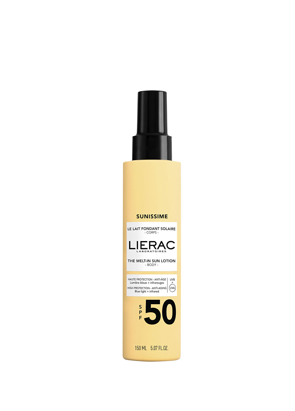 Lierac Sunissime The Sun Melting Milk SPF50 High Protection and Tan Supporting Sun Milk 150 ml - 1