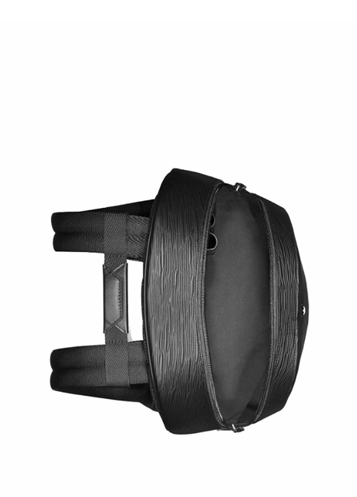 Montblanc Meisterstück Siyah Erkek Deri Sırt Çantası - 3