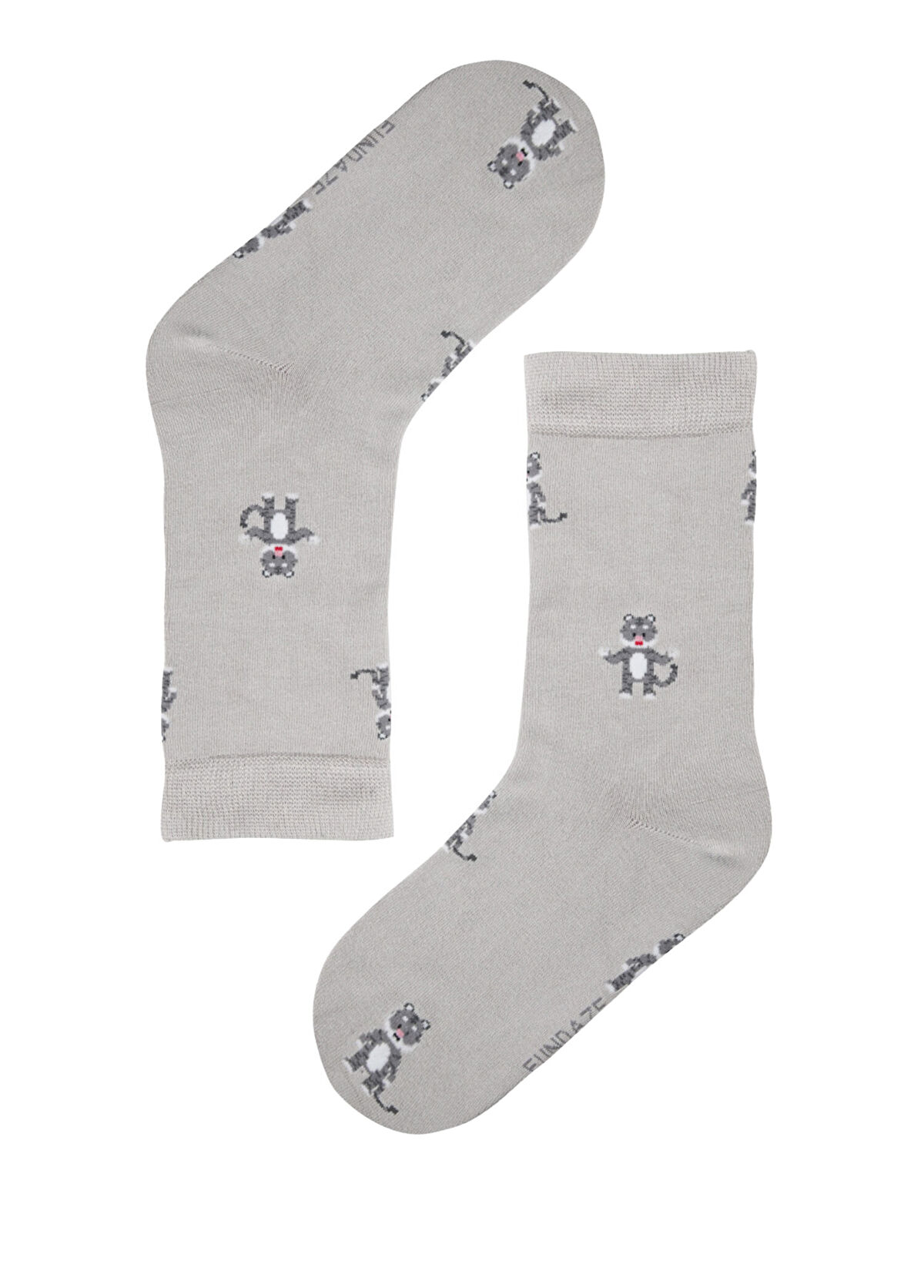 Fundaze Albino Tiger Bambu Unisex Çorap - 1