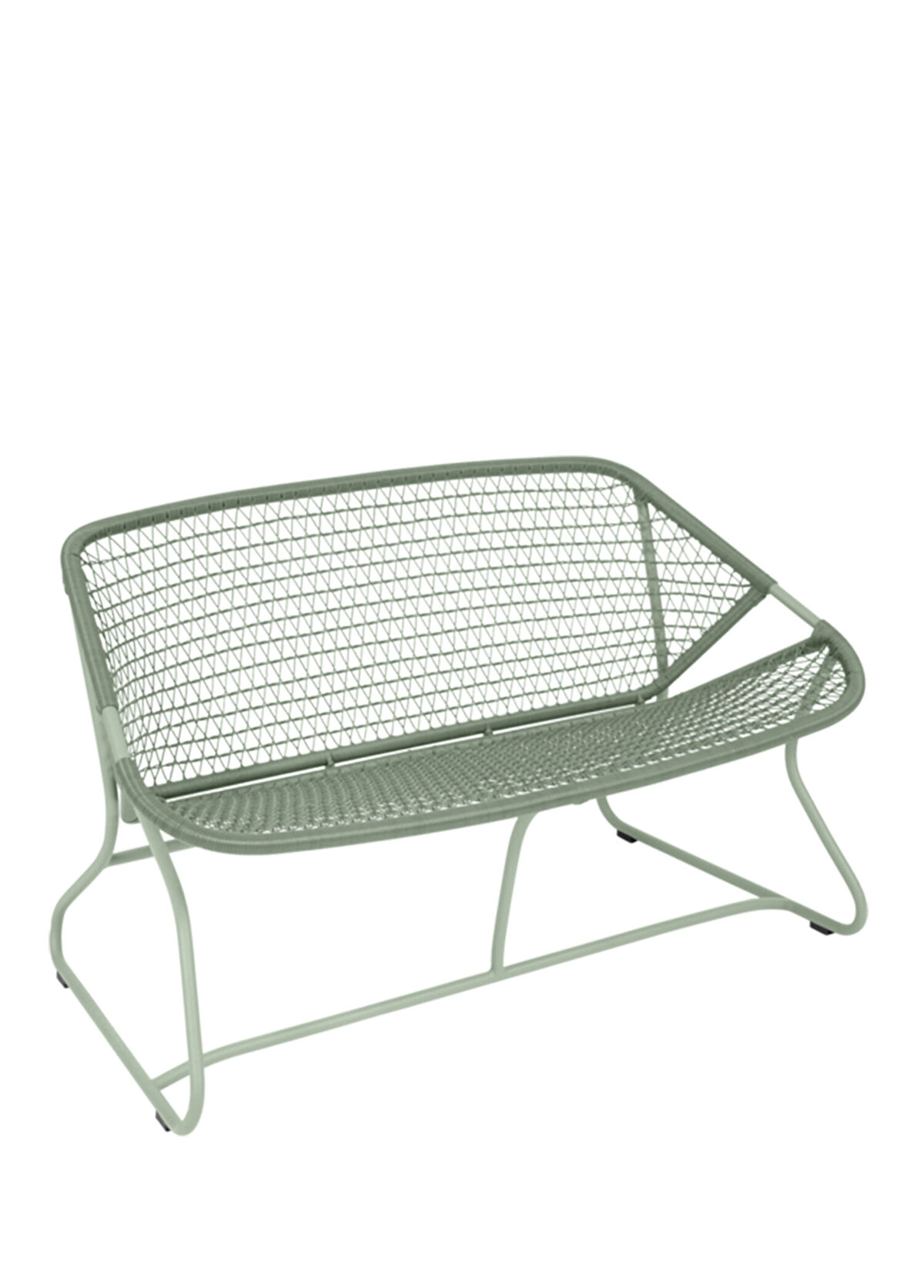 Fermob Sixties <not>Green</not> Metal 2-seater Bench - 1