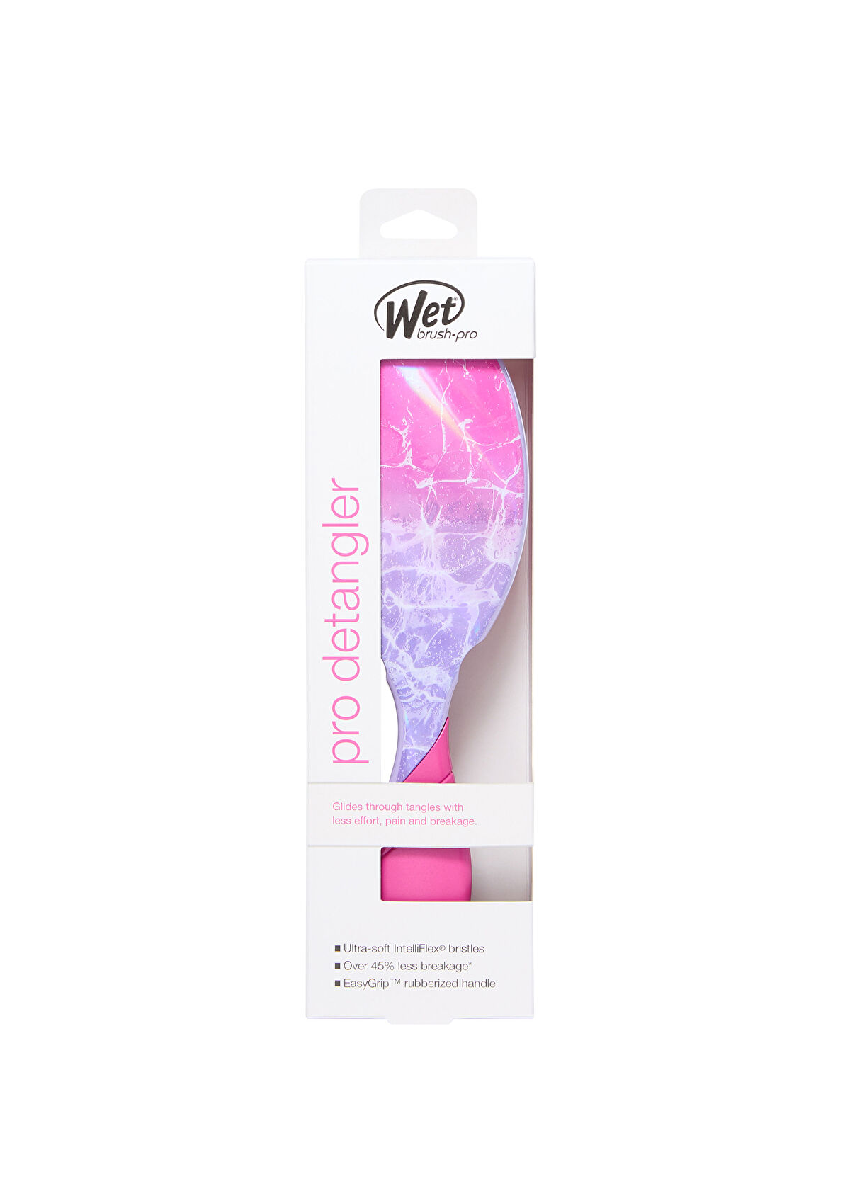 Wet Brush Neon Glow Pro Detangler Pembe Dolaşık Açıcı Saç Fırçası - 3