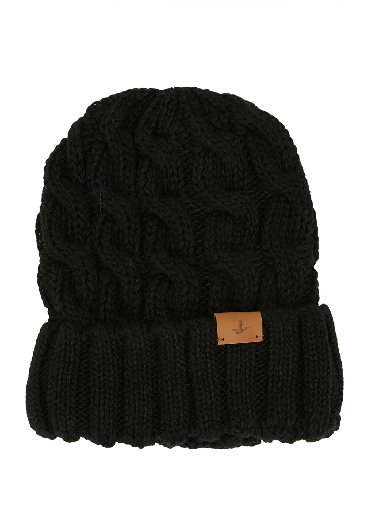 Beymen Club Womens Beanie With Black Knit Texture - 1