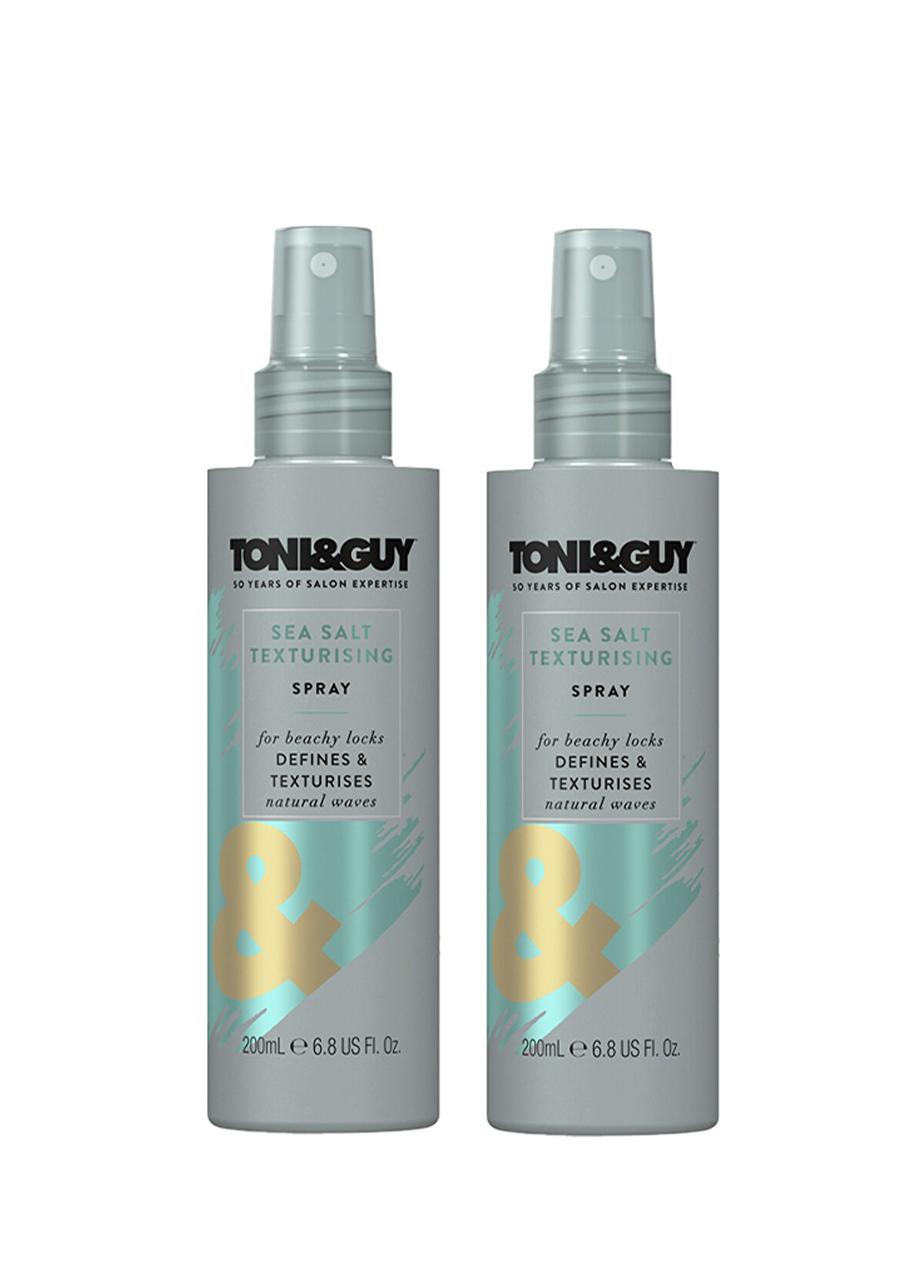 Toni&Guy Sea Salt Texturising Sea Salt Effective Styling 2-Pack Hair Spray 200 ml - 1