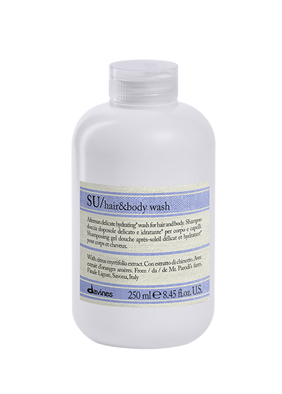 Davines Su Hair and Body Wash Güneş Sonrası Koruyucu Saç ve Vücut Şampuanı 250 ml - 1