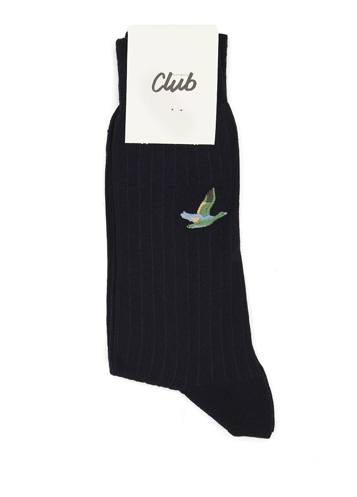 Beymen Club Navy Blue Logo Men's Socks - 1