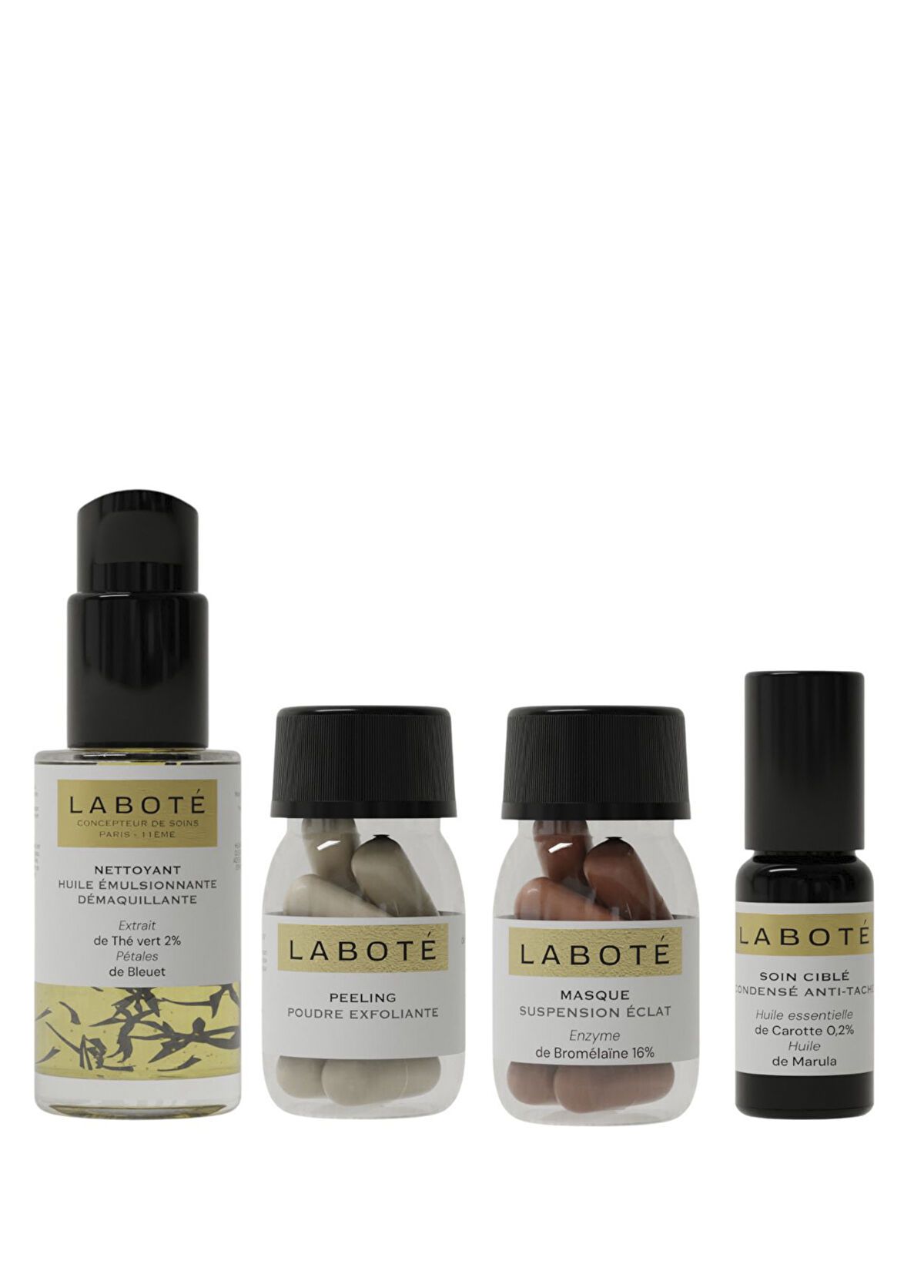 Labote Paris Doğal İçerikli Lekeli Ciltler İçin Bakım Seti 70 ml - 1