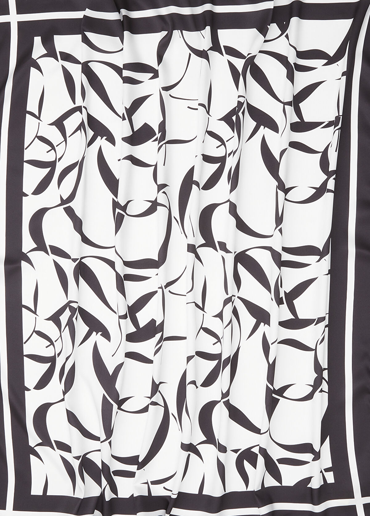 Beymen Club Siyah Beyaz Desenli Eşarp - 3