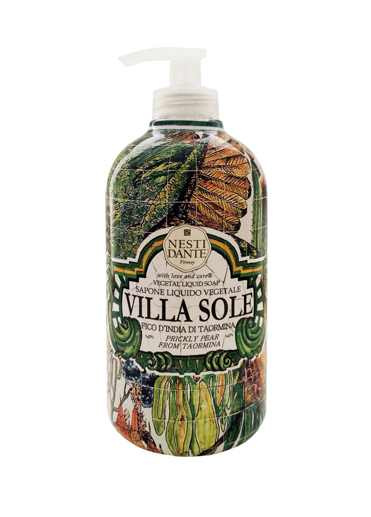 Nesti Dante Villa Sole Fico D'india di Taormina Vegan Sülfatsız-Parabensiz Canlandırıcı Duş Jeli 500 ml - 1