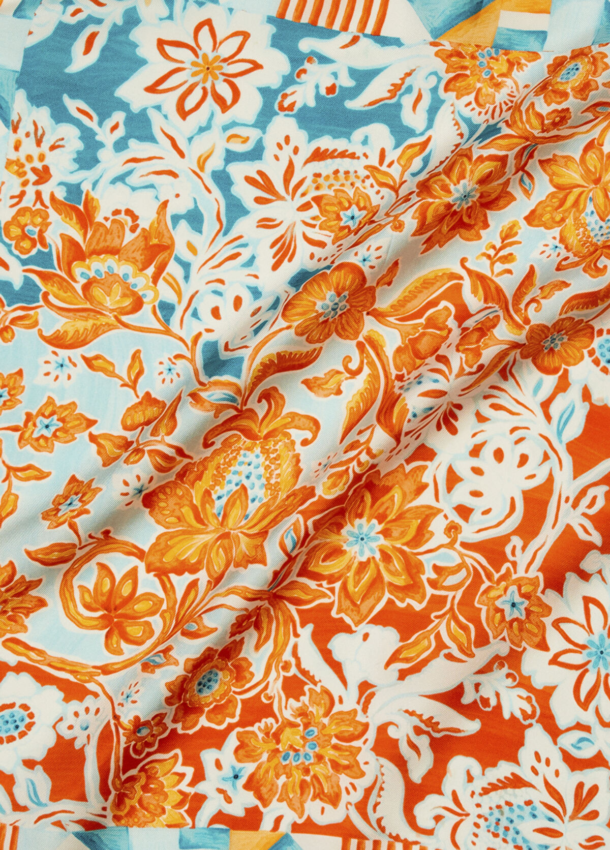 Beymen Club Turuncu İpek Eşarp - 3