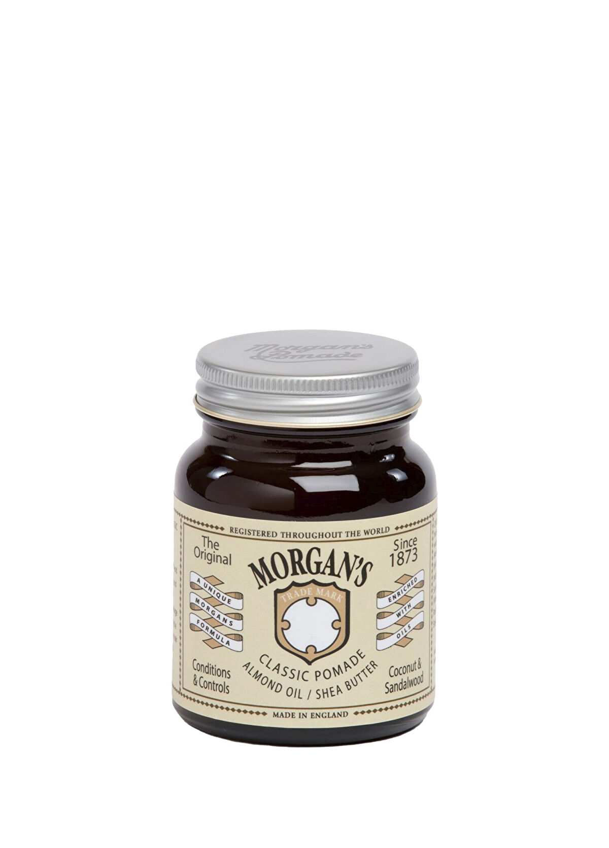 Morgan's Pomade Classic Pomade Almond Oil Shea Butter Cream Label 100 gr - 1