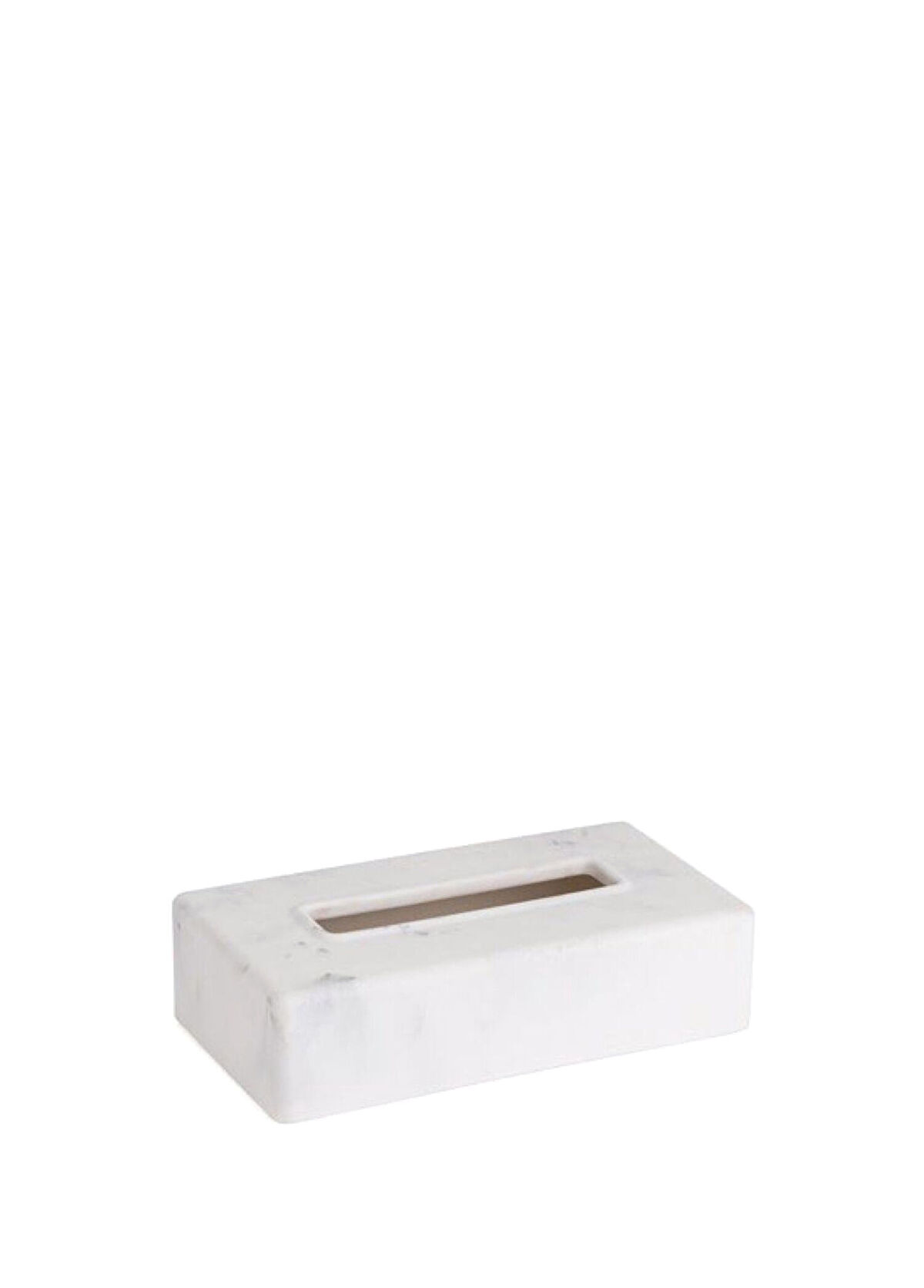 System Bathroom Accessories Mermer Desenli Tezgah Üstü Klenex Peçetelik  - 1