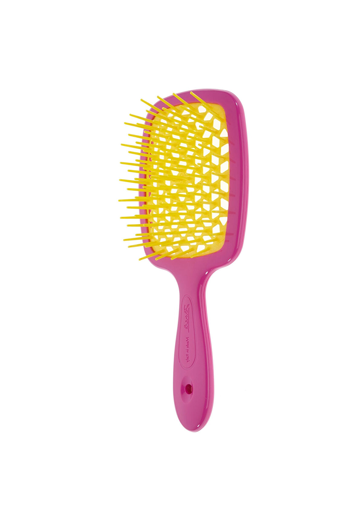 Janeke Superbrush Pembe Sarı Saç Fırçası - 1