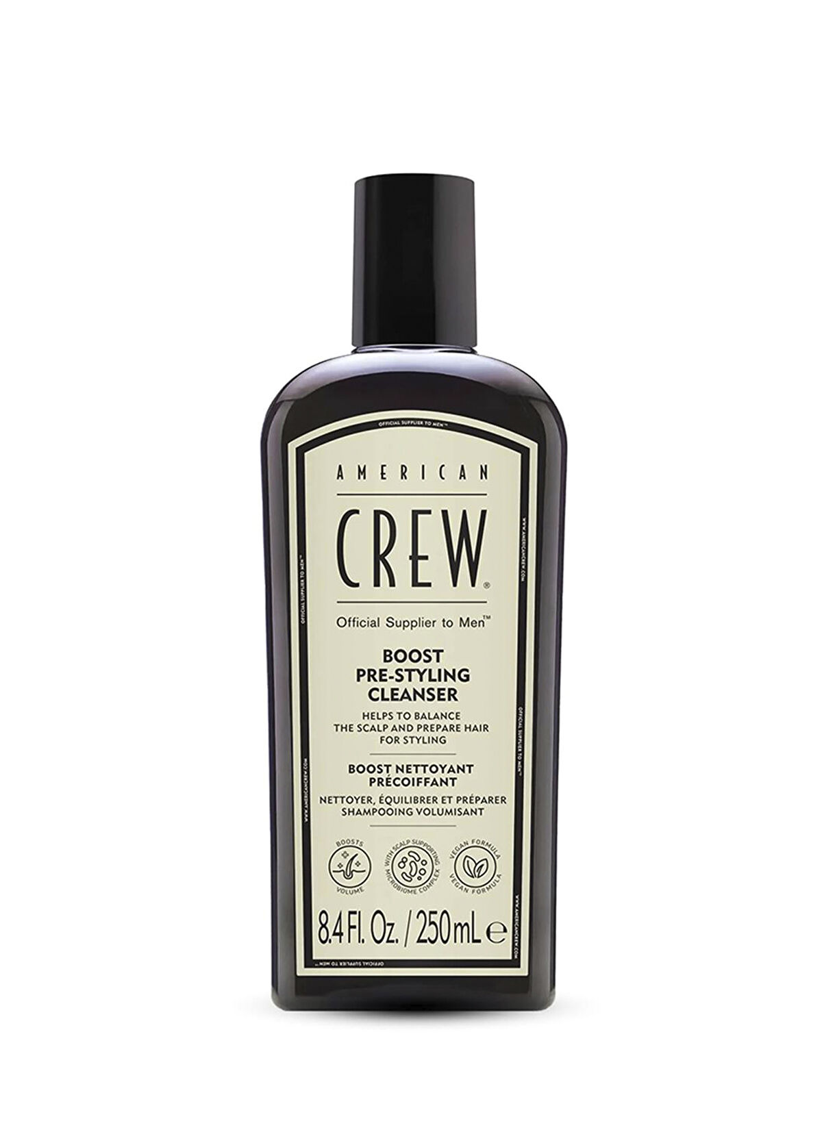 American Crew Boost Pre-Styling Dalgalı ve Kıvırcık Saçlar İçin Nemlendirici Şampuan 250 ml - 1