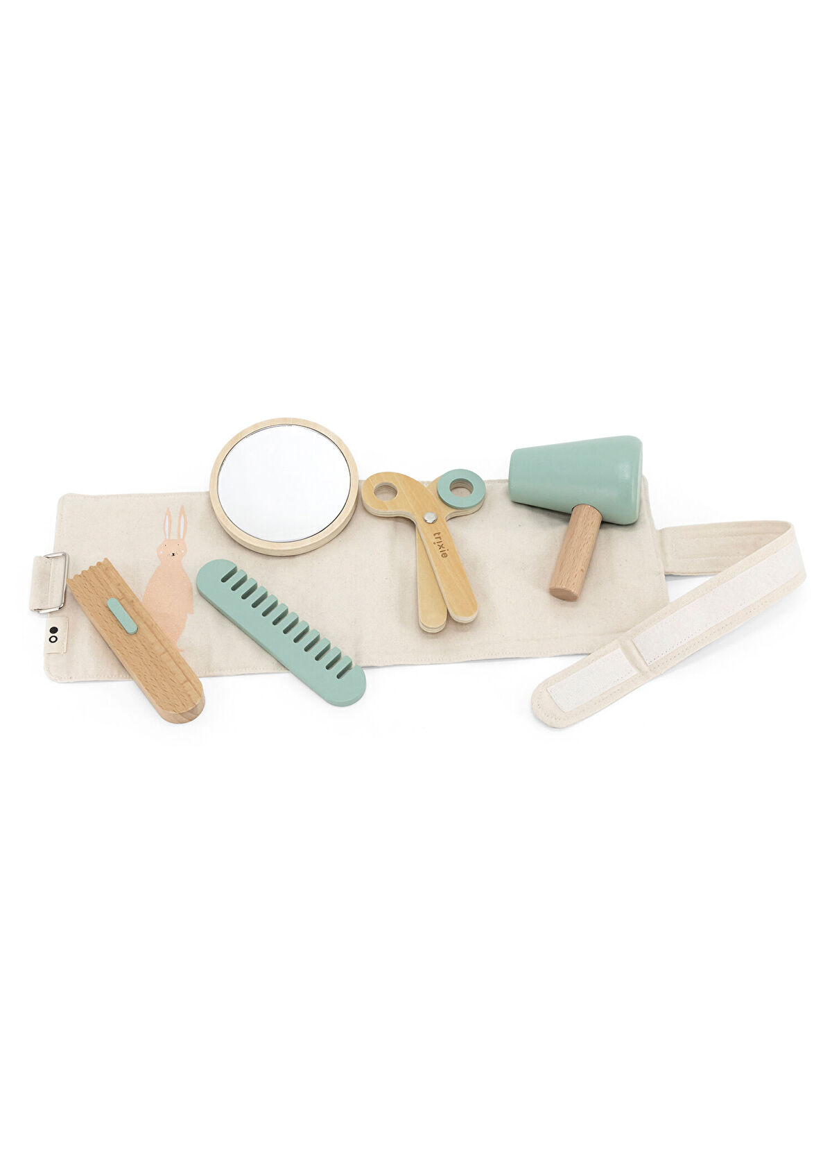 Trixie Colorful Wooden Toy Hairdresser Set - 3