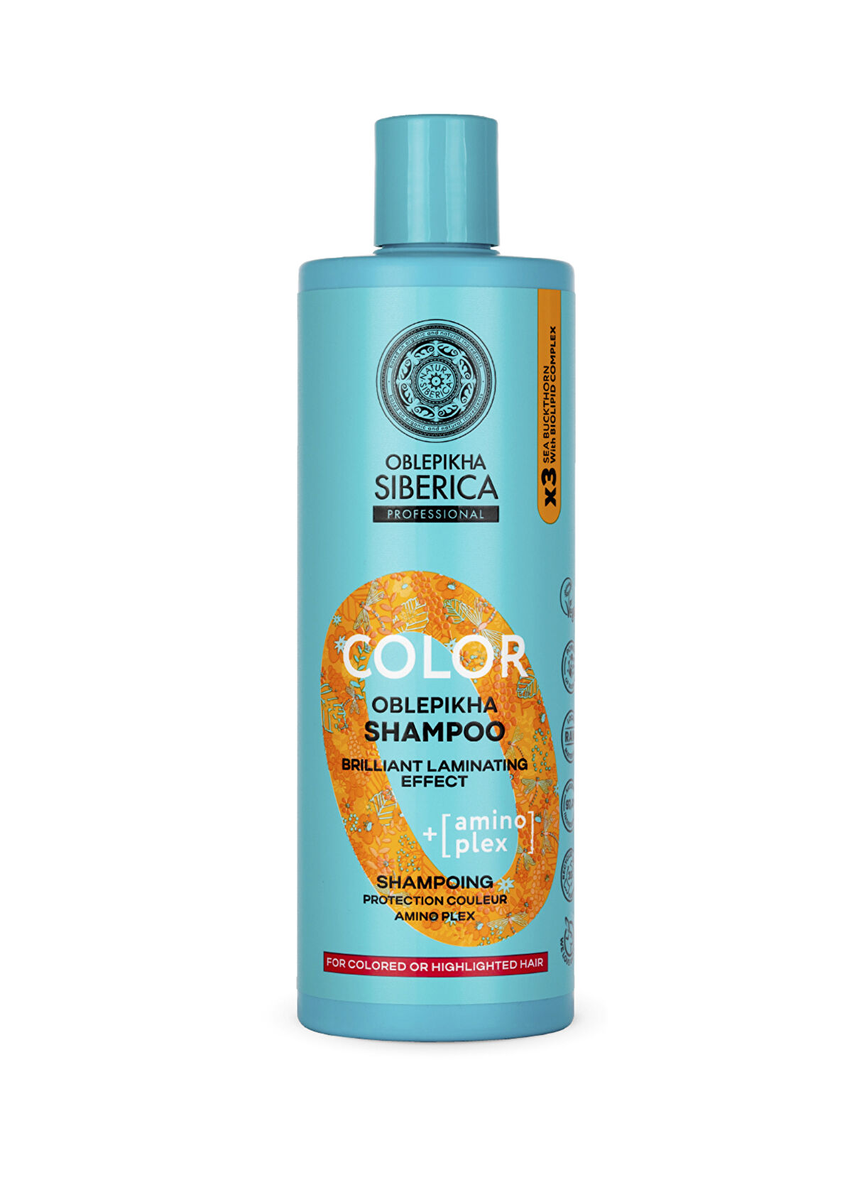 Natura Siberica NS O Color Oblepikha Boyalı Saçlara Özel Koruyucu Şampuan 400 ml  - 1