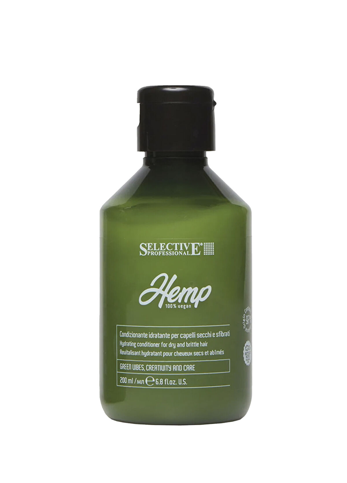 Selective Professional Hemp Kuru ve Kırılgan Saçlar İçin Nemlendirici Saç Kremi 200 ml - 1