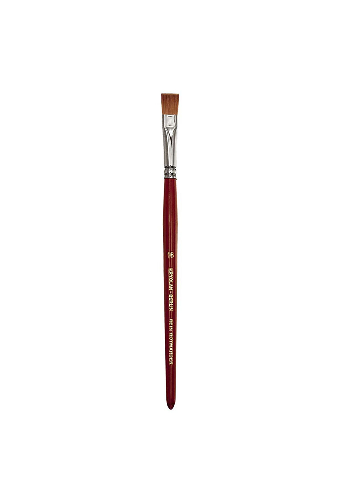 Kryolan Excellence 16 Flat Makeup Brush - 1