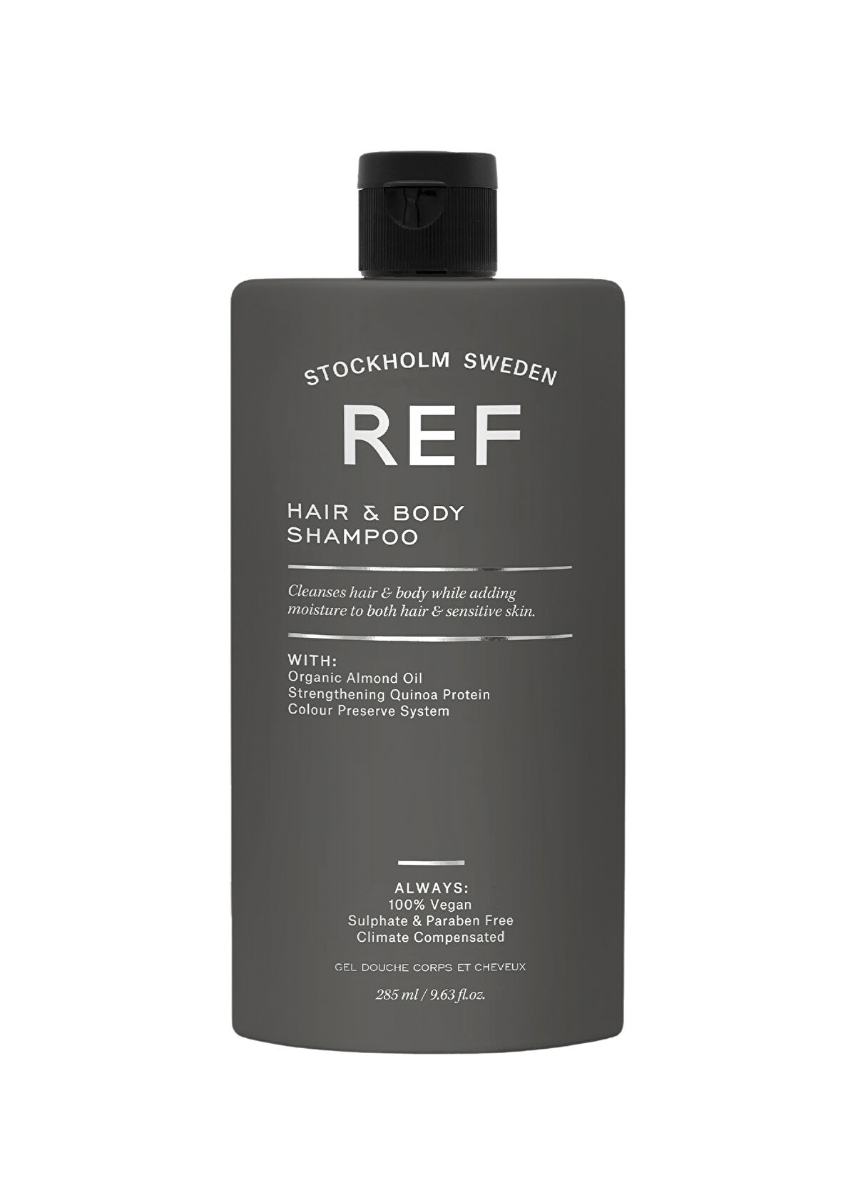REF Stockholm Sweden Hair & Body Saç ve Vücut İçin Arındırıcı Besleyici Nemendirici Şampuan 285 ml - 1