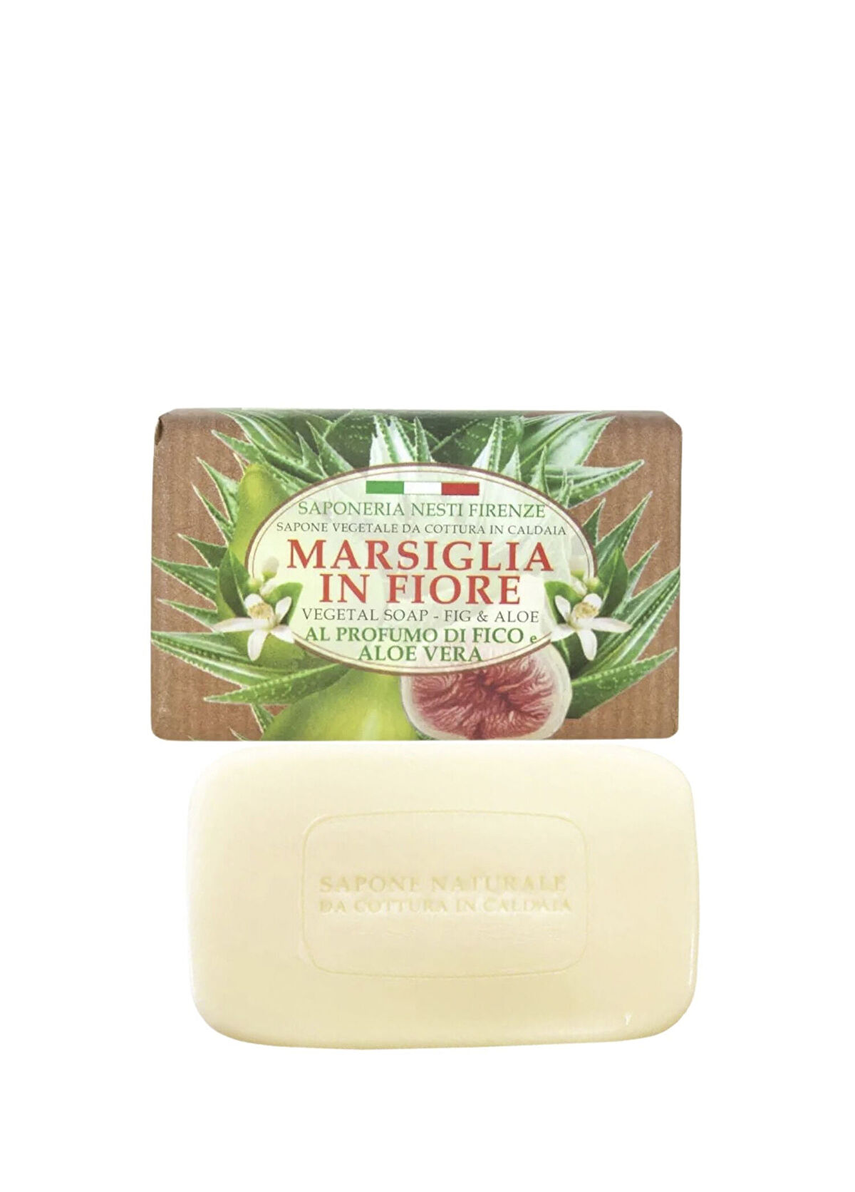 Nesti Dante Marseille in Bloom Fig And Aloe Vera Vegan Care Soap 125 g - 1