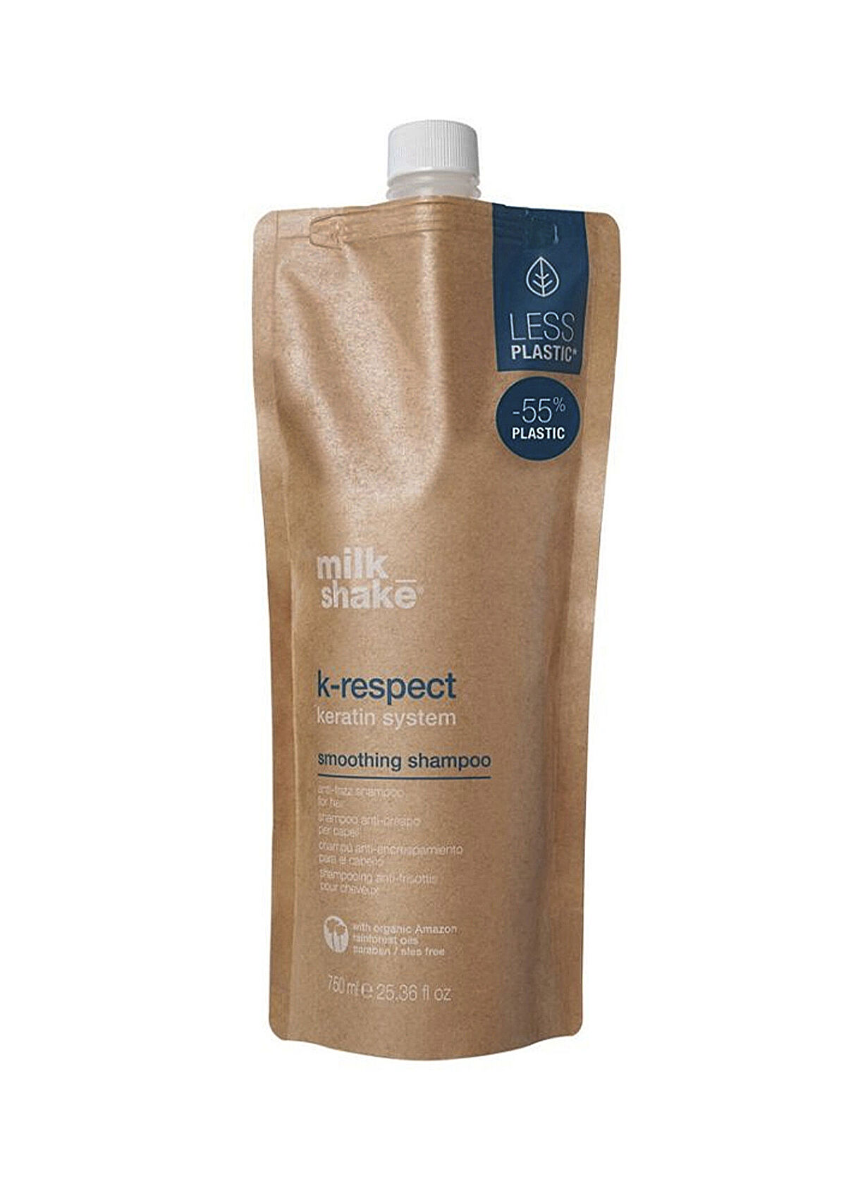 Milk Shake K-Respect Smoothing Hair Softening Sulfate-Free Revitalizing Shampoo 750 ml - 1