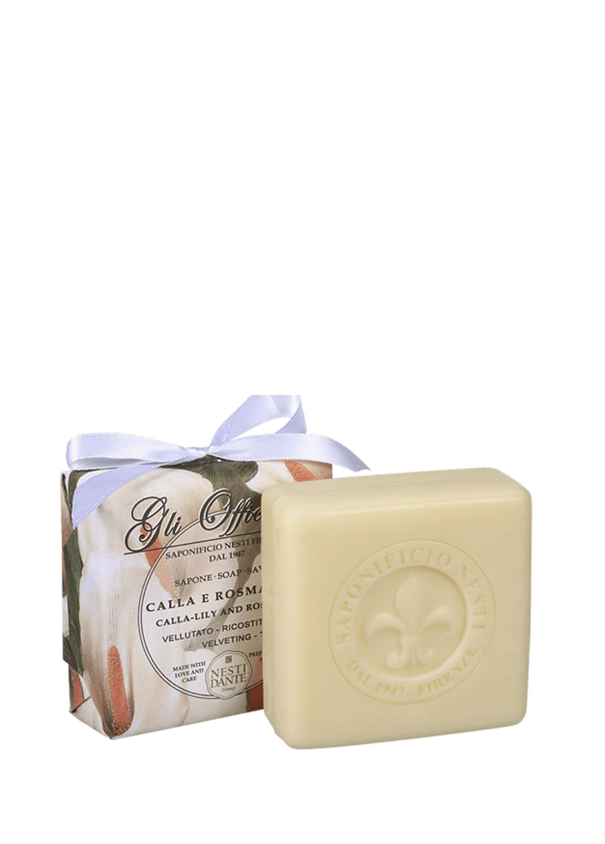 Nesti Dante Gli Officinali Leylak ve Biberiye Kadifemsi Cilt Tonik Etkili Vegan Bakım Sabunu 200 gr - 1