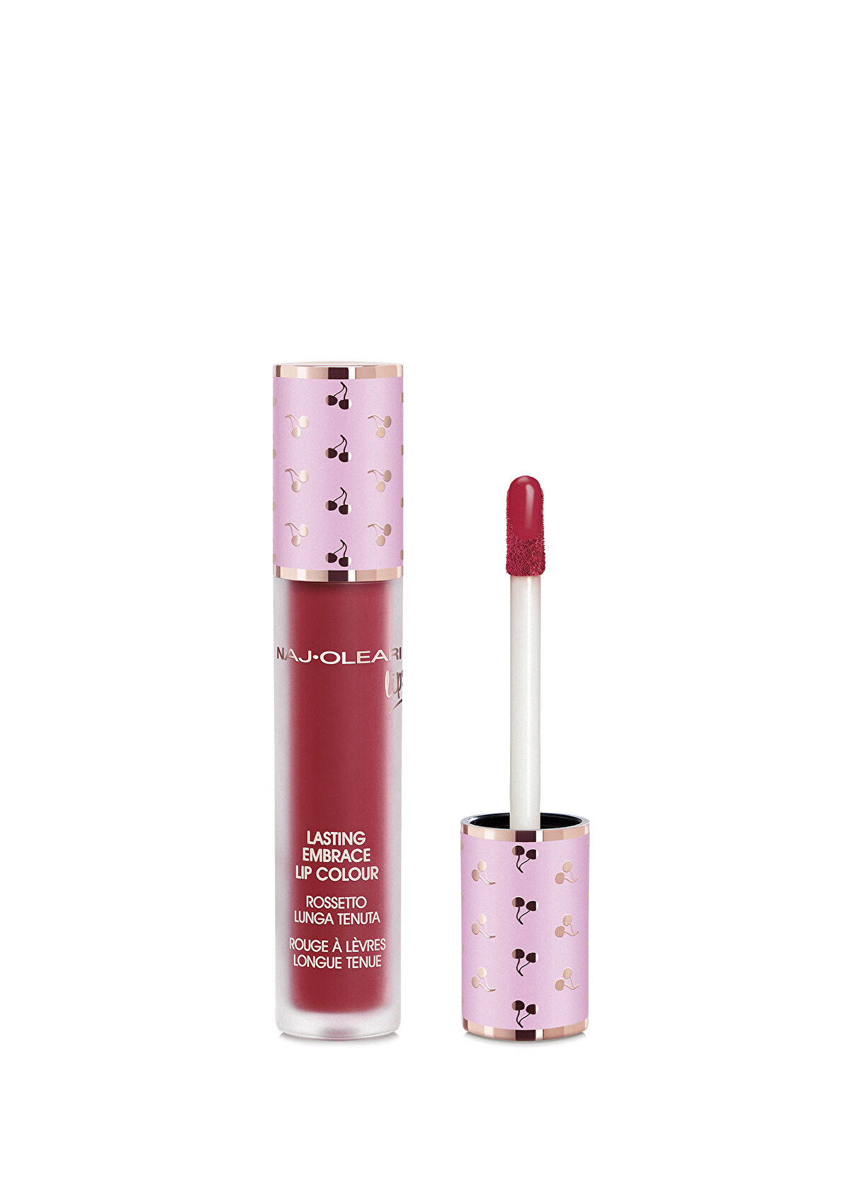 Naj Oleari Lasting Embrace 08 Mat Metalik Görünümlü Uzun Süre Kalıcı Likit Ruj - 1