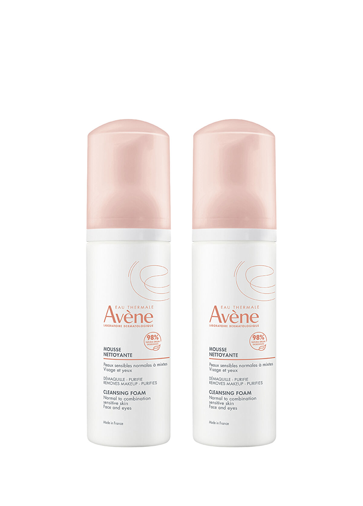 Avene Mousse Nettoyante Hassas Ciltler İçin Arındırıcı Cilt Temizleme Köpüğü 2 x 150 ml - 1
