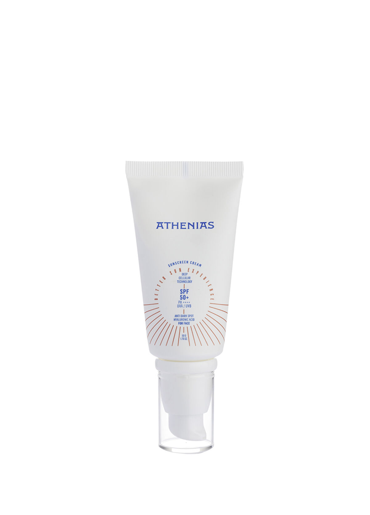 Athenias Anti Dark Spot Tüm Cilt Tipleri UVA UVB Leke Karşıtı SPF50+ Yüz Güneş Kremi 50 gr - 1