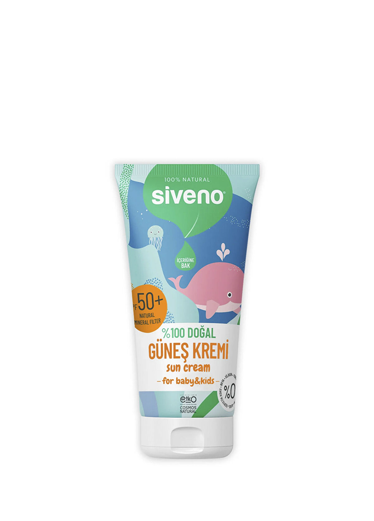 Siveno %100 Natural Ingredient Baby Sunscreen 50 ml - 1