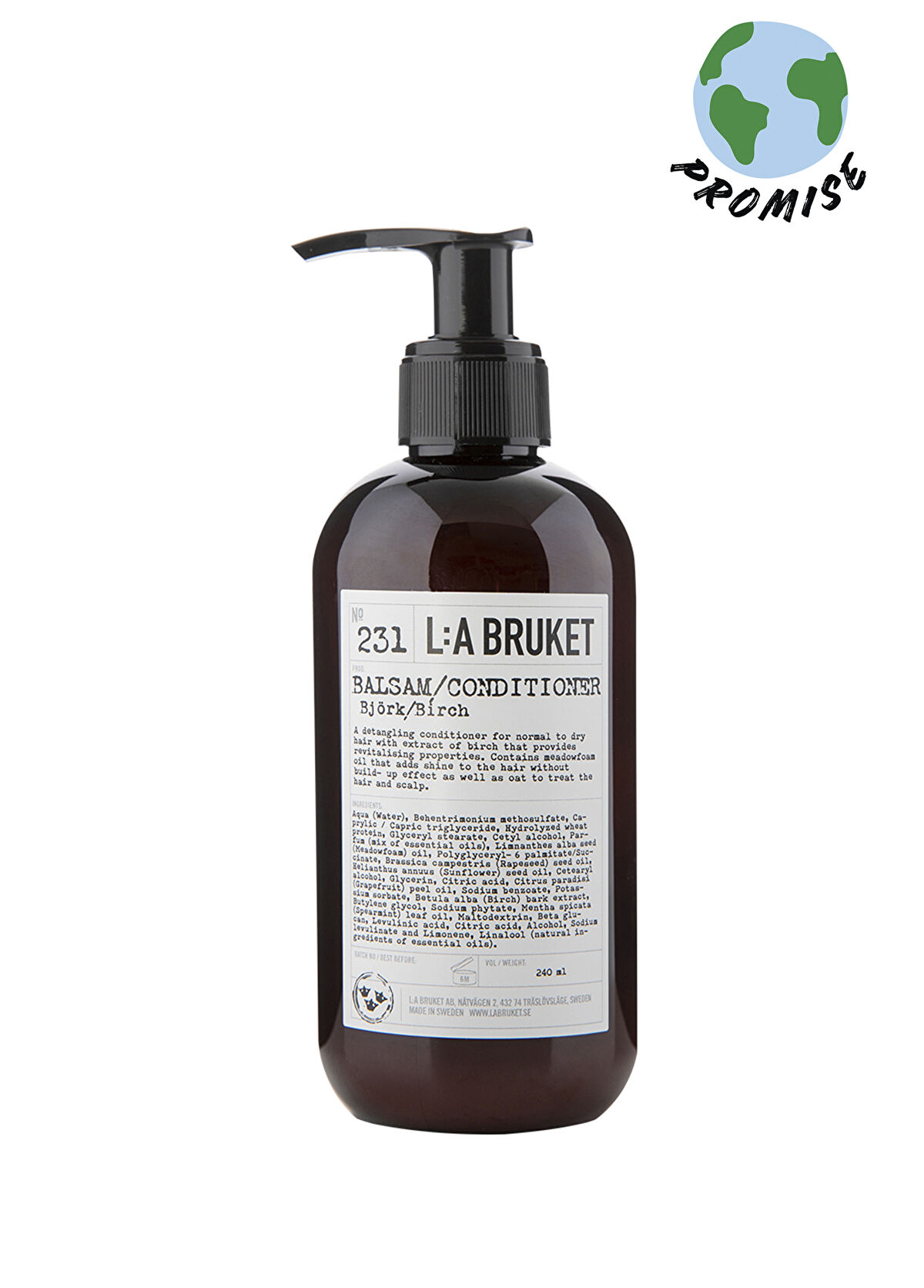 L:A Bruket Conditioner Birch 240Ml - 1