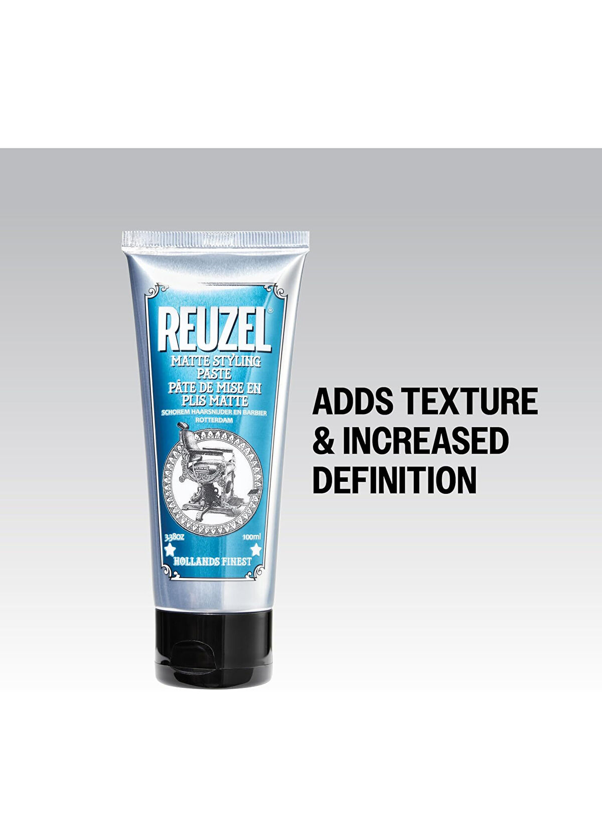 Reuzel Matte Styling Paste Erkekler İçin Orta Tutucu Mat Krem Wax Jöle 100 ml - 3