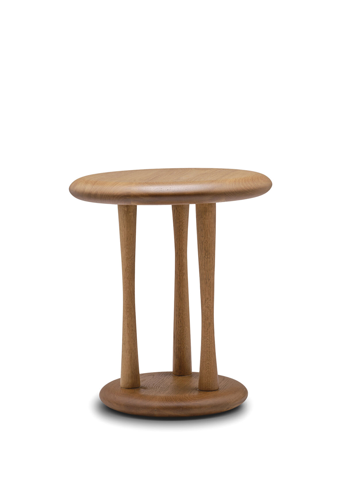 Borbo Day Masif Ahşap Geometrik Yan Sehpa - 1