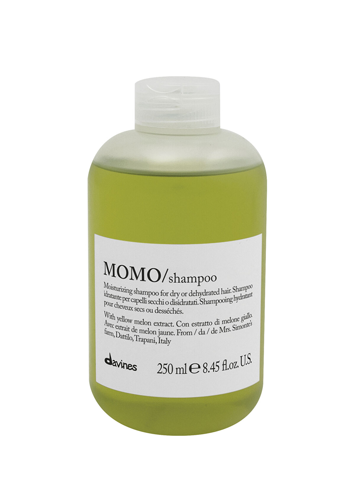 Davines Momo Shampoo Moisturizing Shampoo for Dry Hair 250 ml - 1