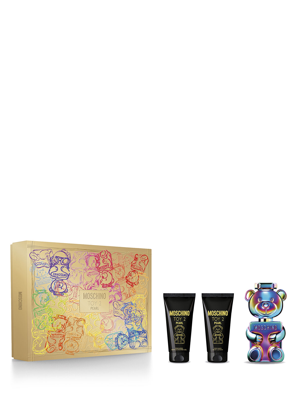 Moschino Toy2 Pearl EDP Parfüm 50 ml + Duş Jeli 50 ml+ Vücut Losyonu 50 ml Parfüm Seti - 1