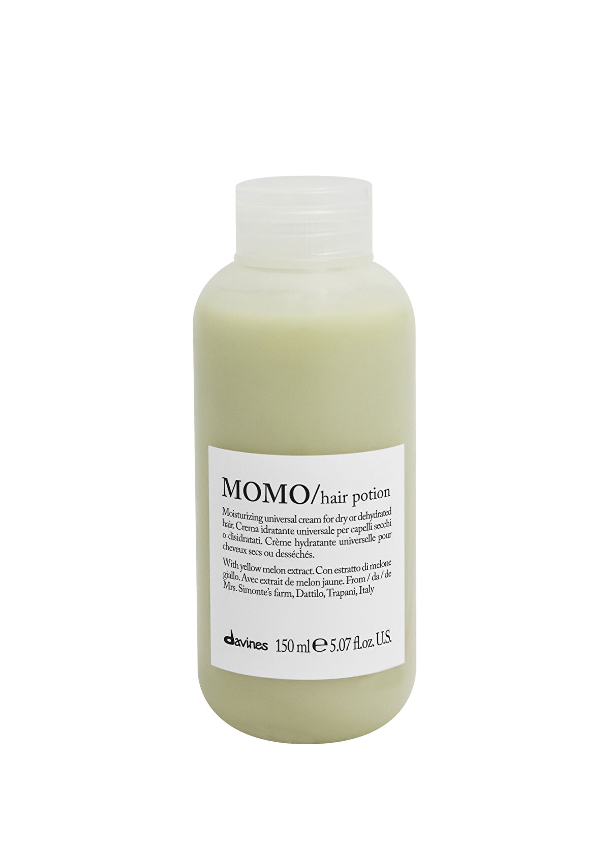 Davines Momo Hair Potion Kuru Saçlar için Nemlendirici Durulanmayan Krem 150 ml - 1