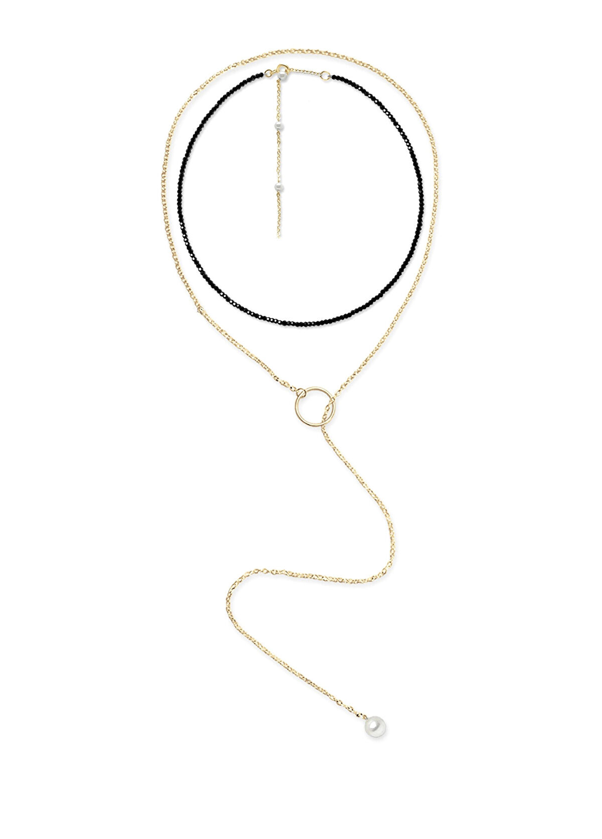 O SH Twique Gold Plated Women's Necklace Set - 1