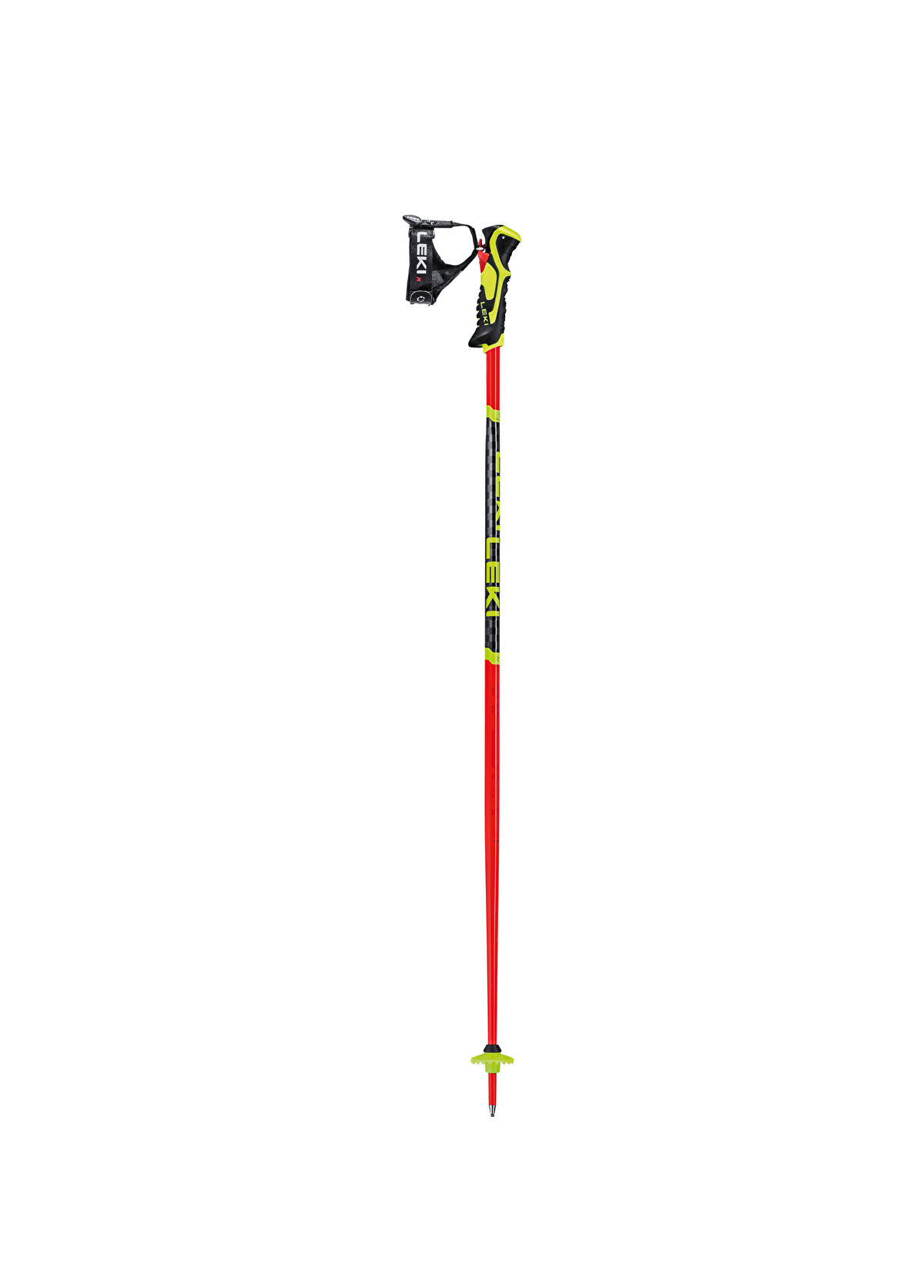 Leki WCR Lite SL 3D Kırmızı Siyah Unisex Çocuk Kayak Batonu - 1