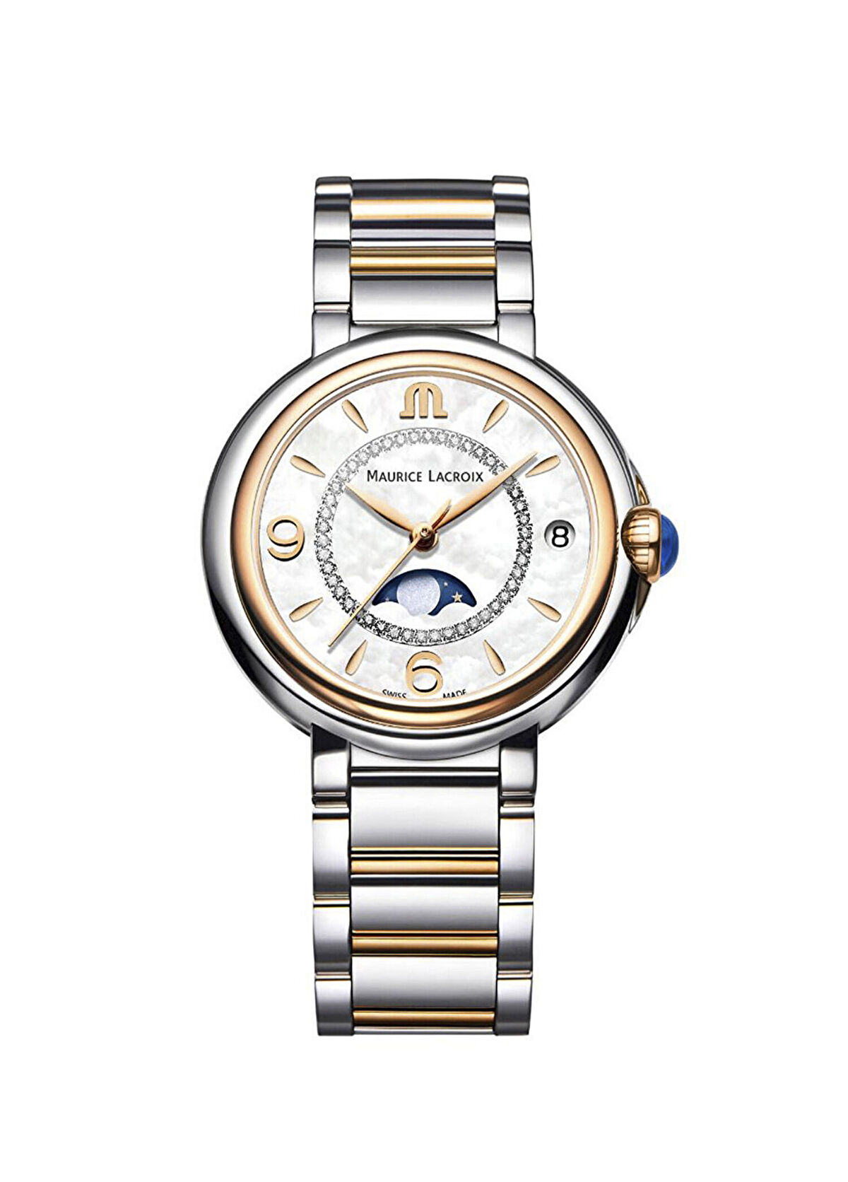 Maurice Lacroix ML-FA1084PVP13150-1 Metalik Gri Pırlantalı Kadın Kol Saati - 1